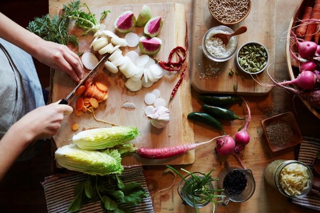 comida saludable, verduras