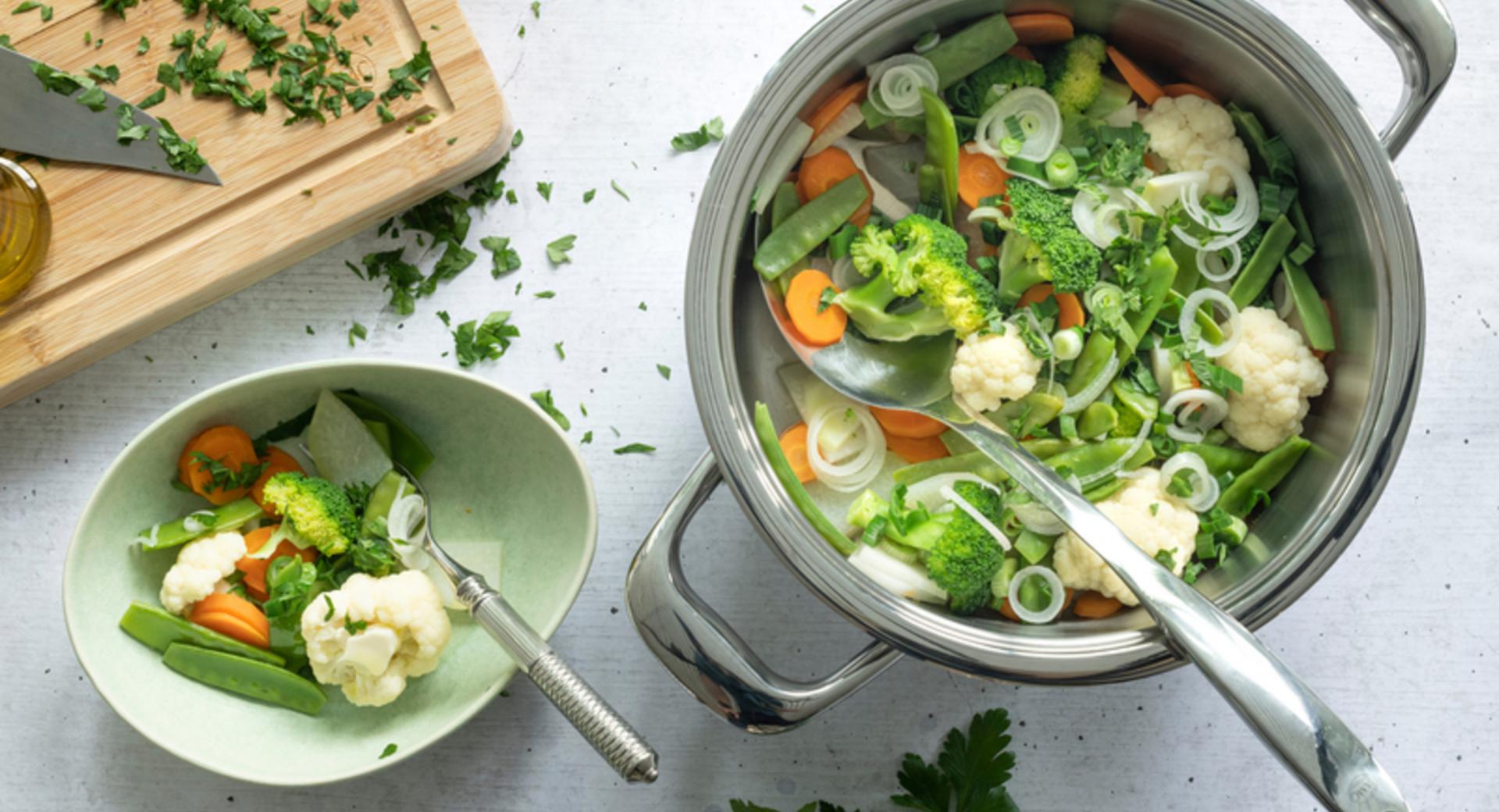 Menestra de verduras con Tapa Rápida