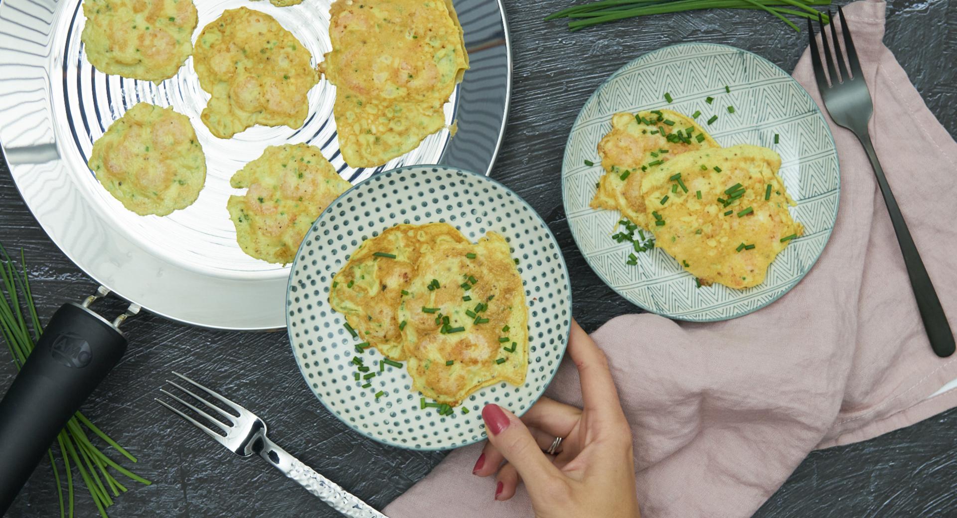 Tortillas de gambas