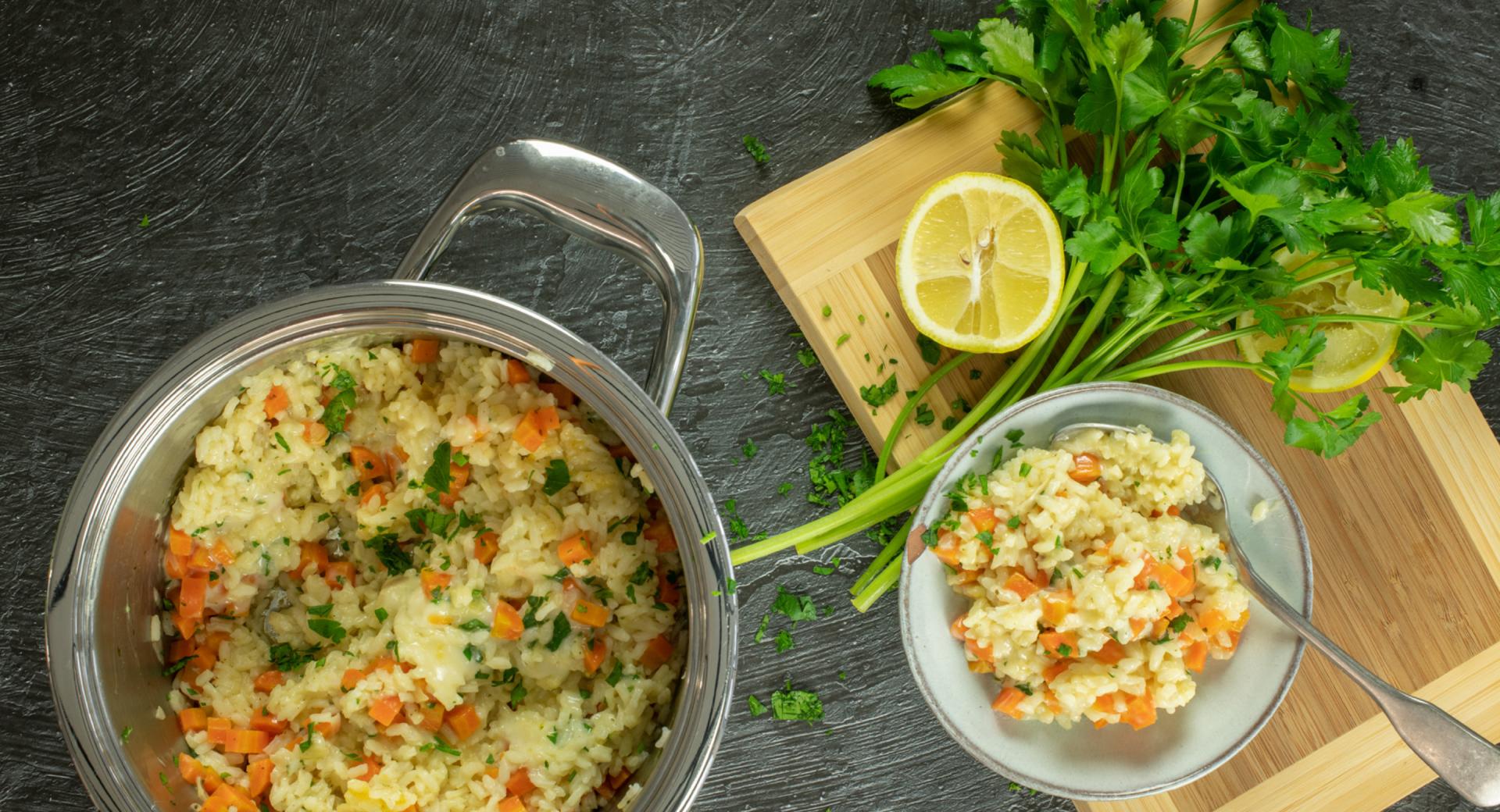 Risotto de zanahoria