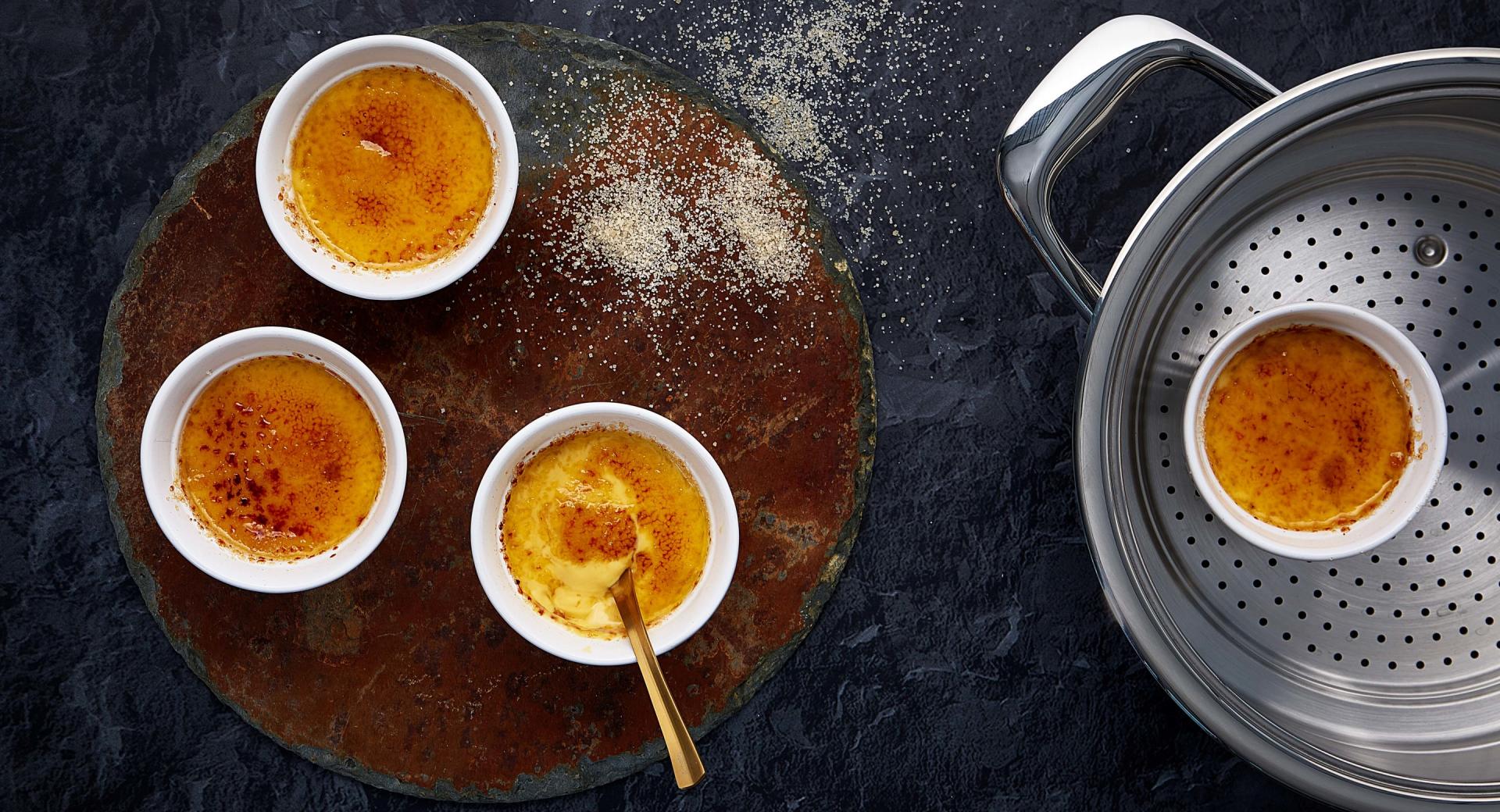 Crème brûlée de maracuyá