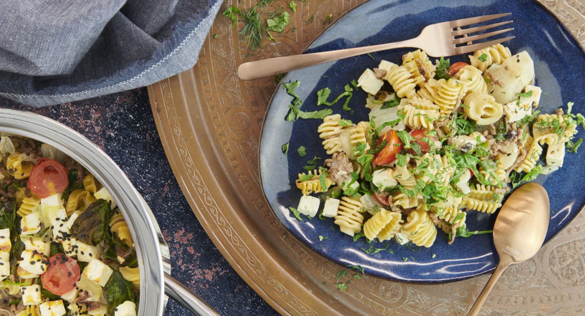 One-pot pasta: Radiatori al estilo oriental