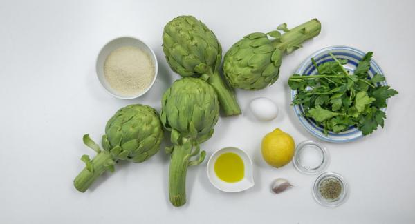 Preparación de los ingredientes