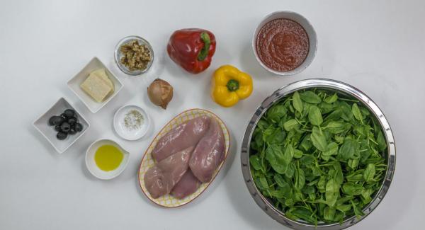 Preparación de los ingredientes