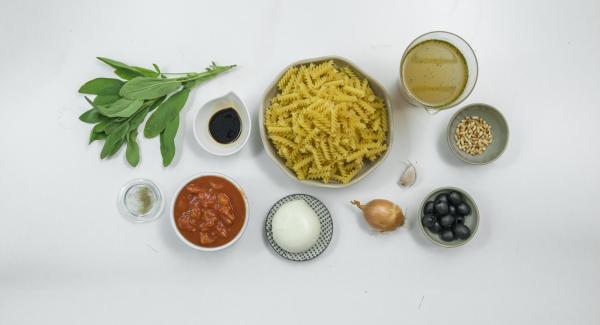 Preparación de los ingredientes