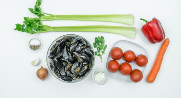 Preparación de los ingredientes