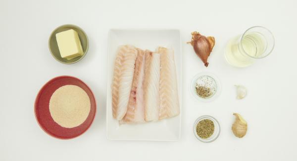 Preparación de los ingredientes.