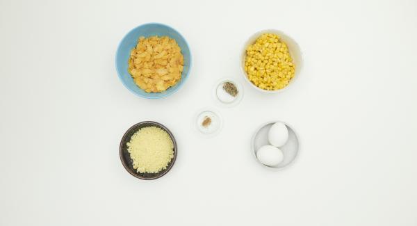 Preparación de los ingredientes.