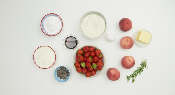 Preparación de los ingredientes.