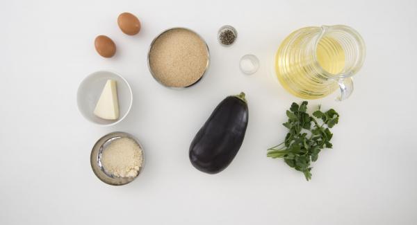 Preparación de los ingredientes.