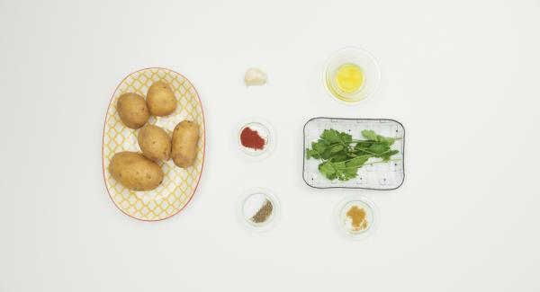 Preparación de los ingredientes.