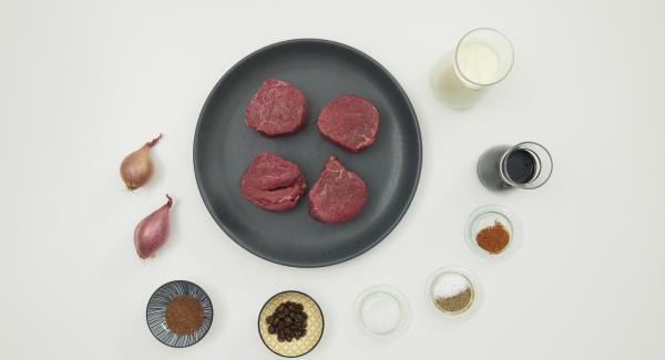 Preparación de los ingredientes