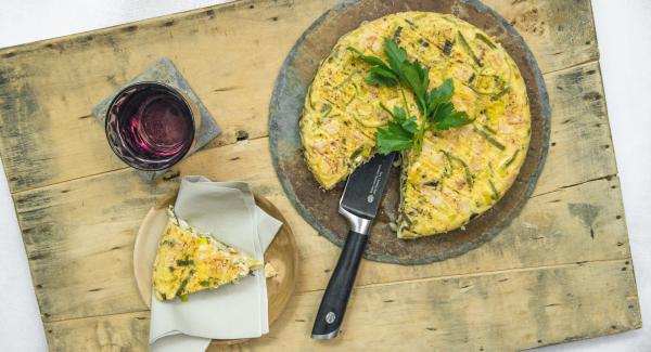 Quiche de verduras y pavo