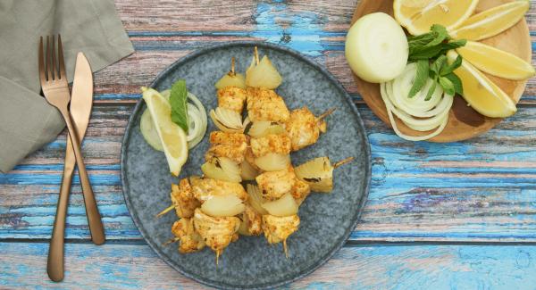 Pinchitos de pescado de la India