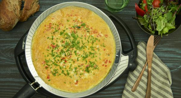 Frittata grande de verduras  