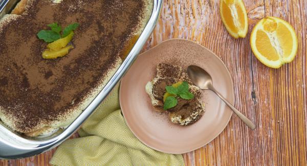 Tiramisú de naranja 