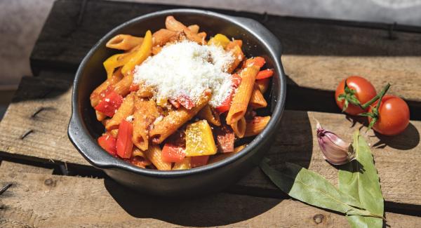 Macarrones con chorizo 