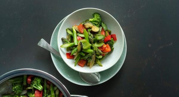 Verduras salteadas