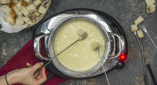 Fondue de queso 