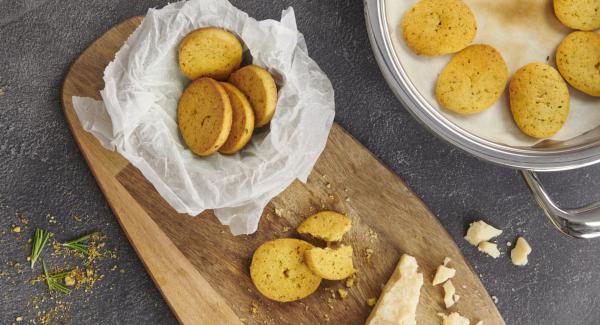 Galletas de parmesano