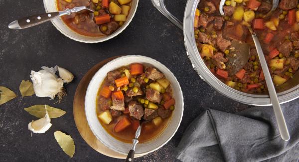 Estofado de carne con verduras