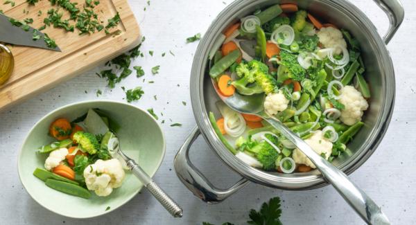 Menestra de verduras con Tapa Rápida