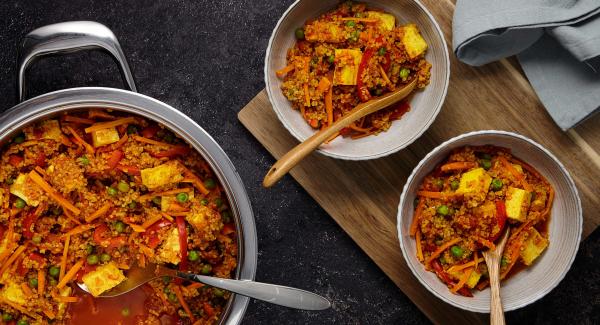 One Pot: Bulgur con Tofu