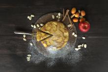 Apple pie con manzanas caramelizadas