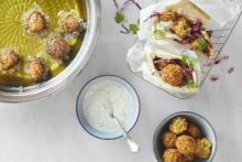 Falafel con salsa de tahini