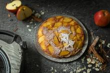 Pastel de manzana caramelizada