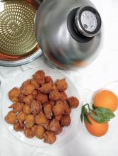 Buñuelos de naranja y yogur