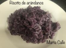 Rissotto de arándanos